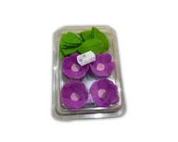 Flores de Pastillaje Moradas