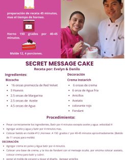 Secret Message Cake